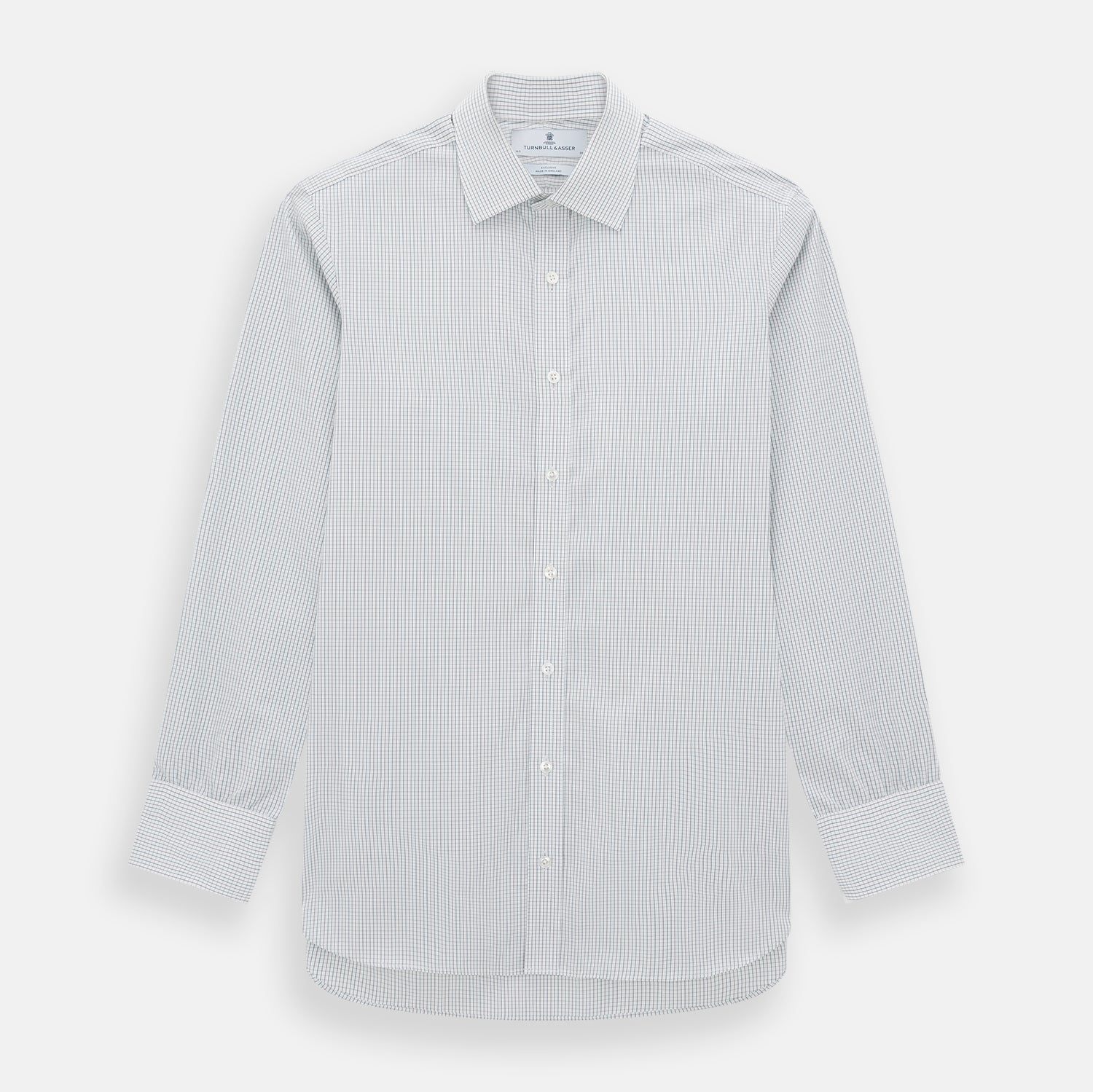 View 1 of product Forest Melange and Red Graph Check Mayfair Shirt