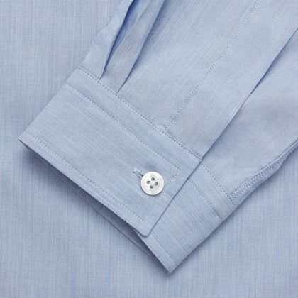 Slate Blue Chambray Holiday Fit Fellows Shirt Image 1