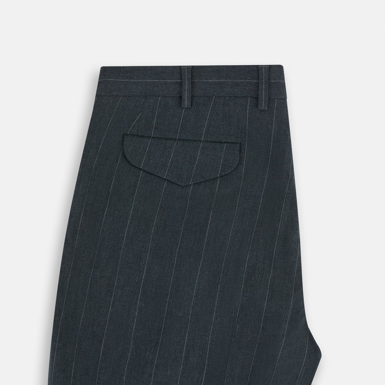 View 5 of product Forest Green Striped Edmund trousers