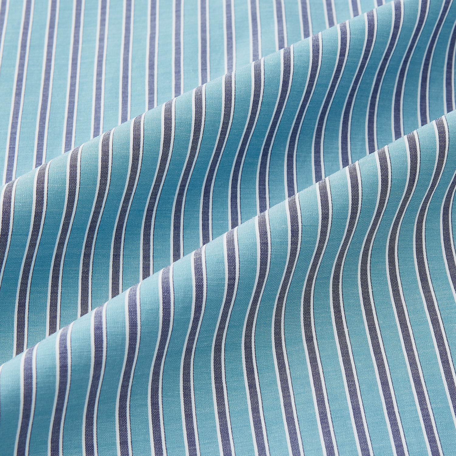 View 6 of product Turquoise Ticking Stripe Mayfair Shirt