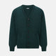 Green Melange Cashmere Cardigan