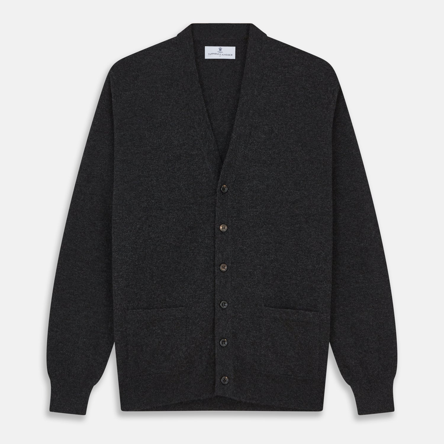 View 1 of product Charcoal Lachlan Cashmere Cardigan