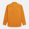 View 8 of product Orange Weekend Fit Cotton & Wool Shirt with Derby Collar and 1 Button Cuffs