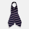 View 2 of product Pink Stripe and Navy Silk Cravat
