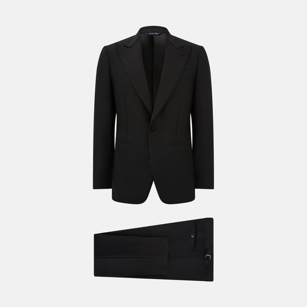 Black Single Breasted Dinner Suit