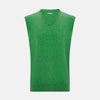 View 1 of product Fern Green V-neck Sleeveless Vest