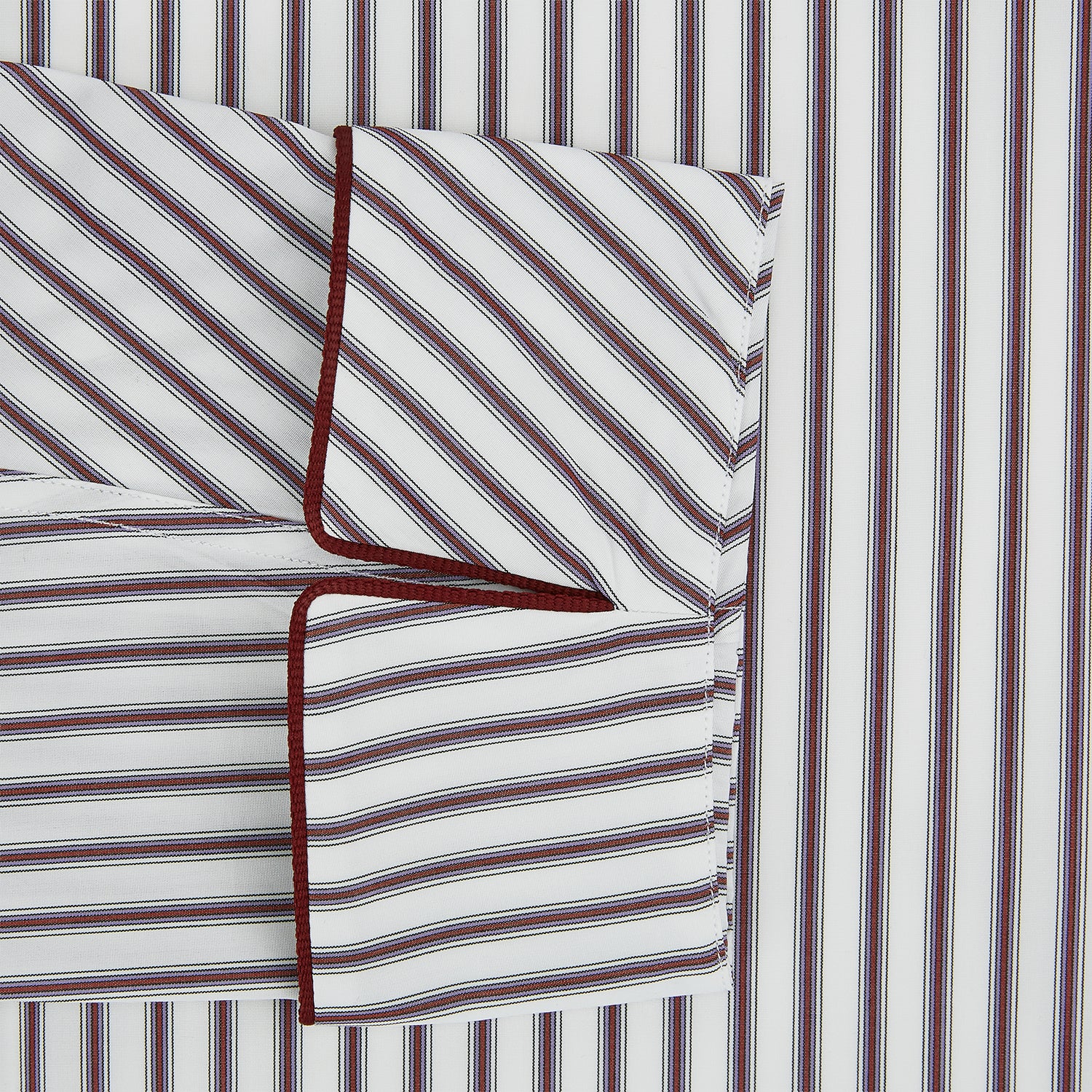 View 4 of product Burgundy Multi Stripe Winston Gown