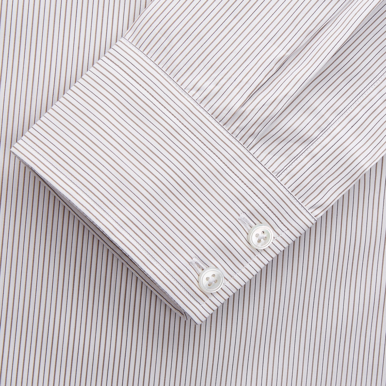 View 3 of product Sandstone Multi Stripe Cotton Tailored Fit Shelton Shirt
