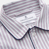 View 4 of product Red and Blue Multi Stripe Cotton Sussex Nightshirt