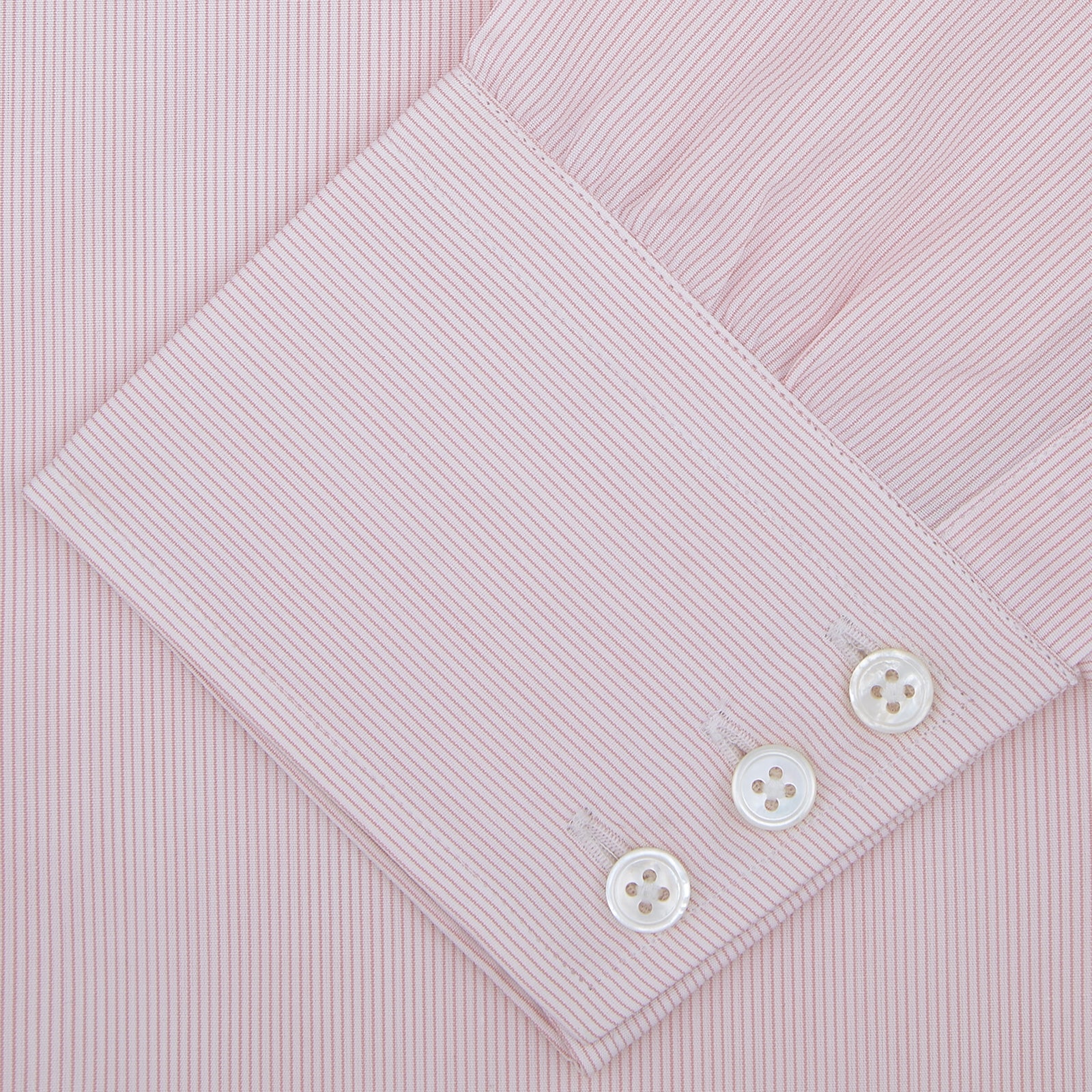 View 2 of product Pink Hairline Stripe Shirt with T&amp;A Collar and 3-Button Cuffs