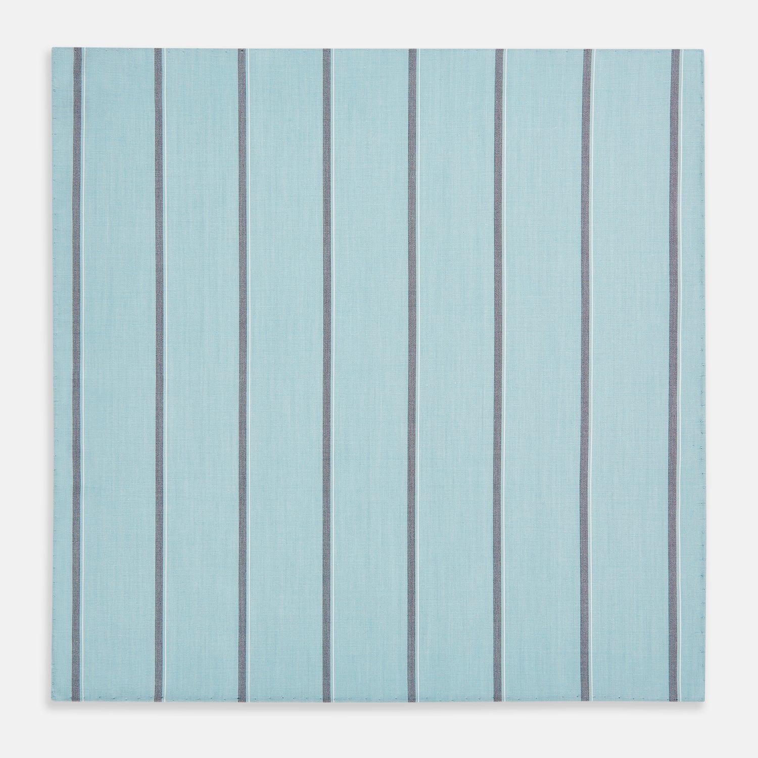 View 3 of product Light Sage Track Stripe Hand-Rolled Handkerchief