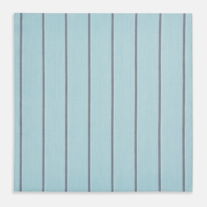 Light Sage Track Stripe Hand-Rolled Handkerchief Image 2