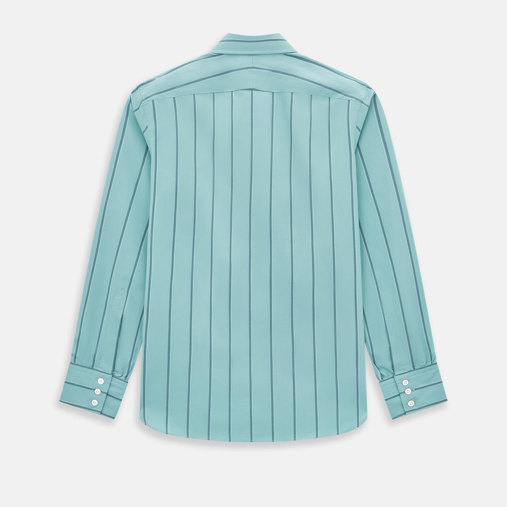 Sage Track Stripe Westminster Shirt