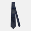 View 2 of product Blue and White Geometric Silk Tie