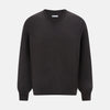 View 1 of product Charcoal Grey Fine Merino Round Neck Jumper