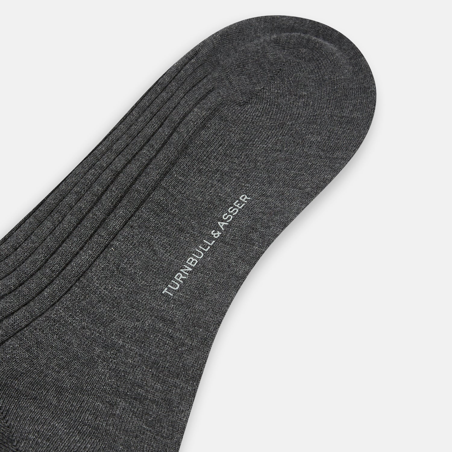 View 3 of product Grey Organic Cotton Mid-Length Socks