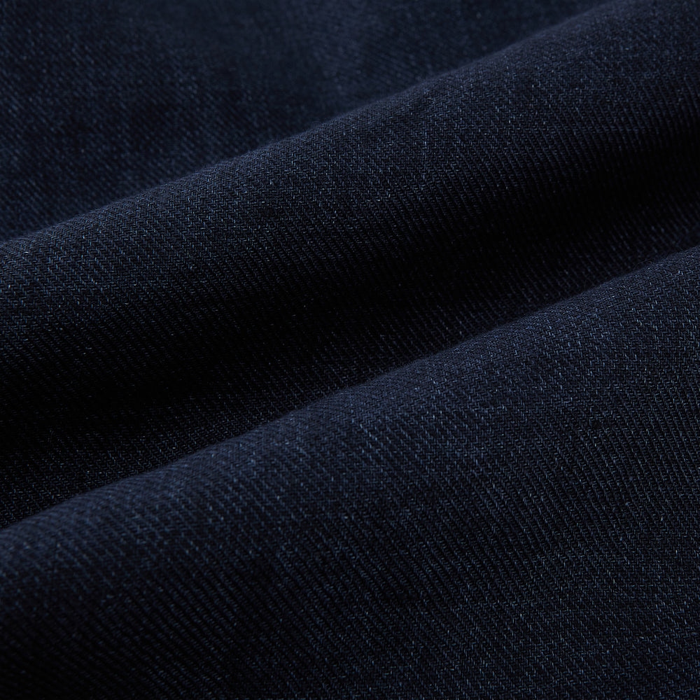 Navy Linen Windsor Shirt