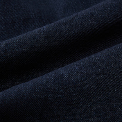 Navy Linen Windsor Shirt Image 7