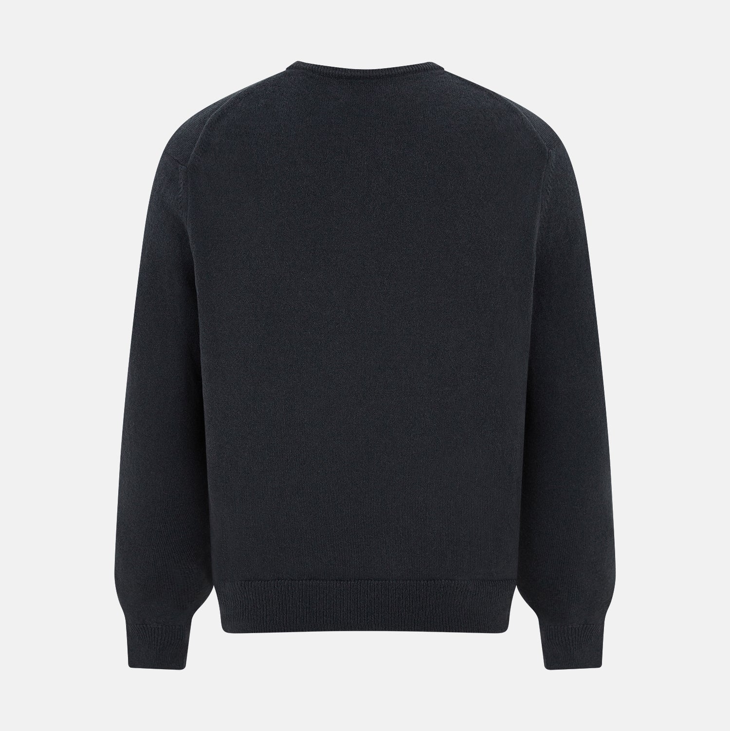 View 3 of product Dark Green Cashmere V-Neck Jumper