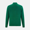 View 3 of product Forest Green Merino High Neck Zipped Cardigan