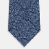 View 3 of product Dark Navy Paisley Printed Silk Tie