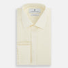 View 5 of product Cream Cotton Shirt with T&A Collar and Double Cuffs
