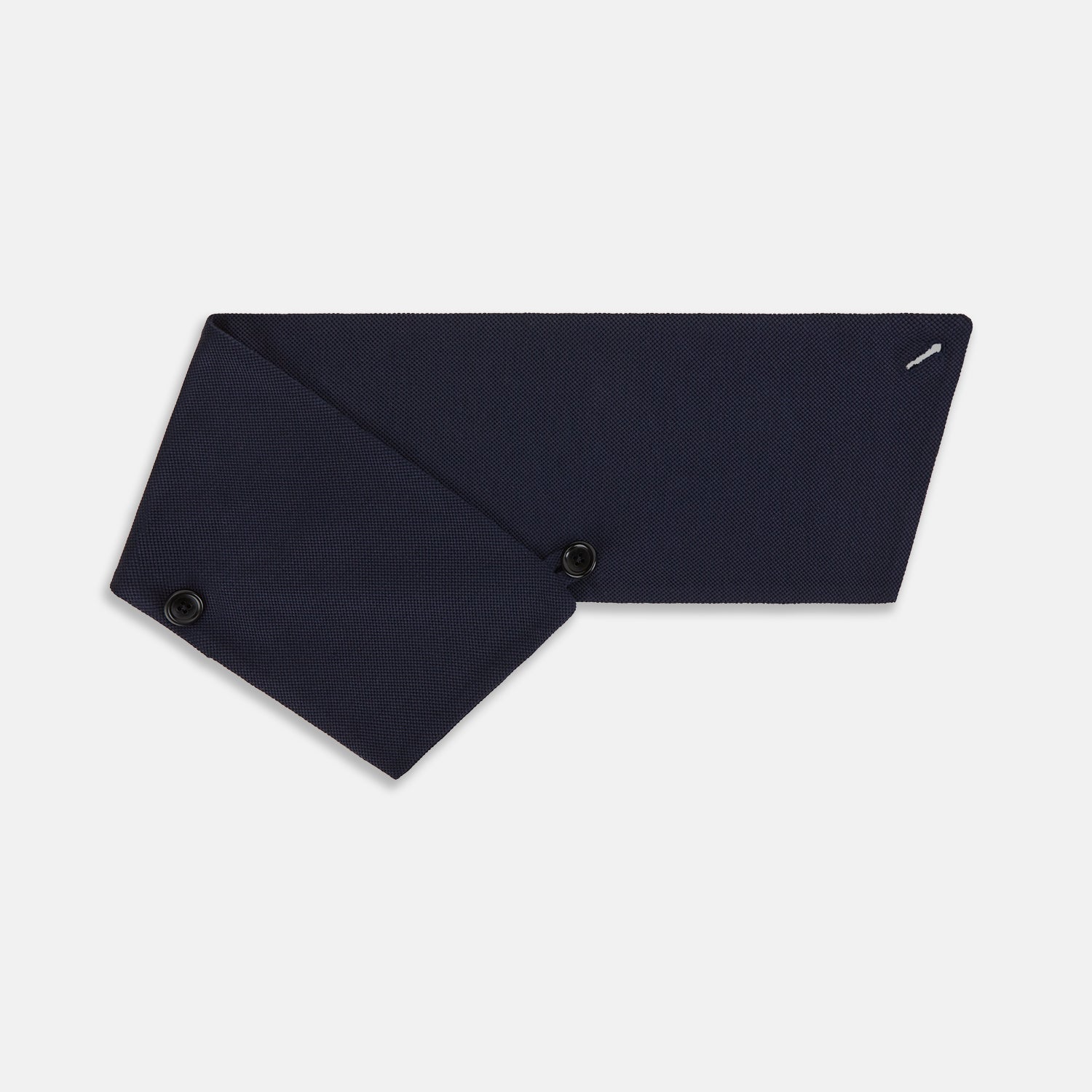 View 3 of product Navy Silk and Cotton Neck Warmer