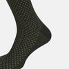 View 4 of product Forest Green Motif Mid-Length Socks