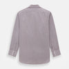 Burgundy Micro Shadow Check Mayfair Shirt