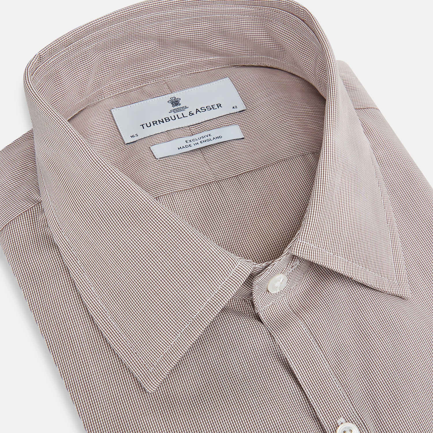 View 2 of product BROWN MICRO GRAPH CHECK WESTMINSTER SHIRT