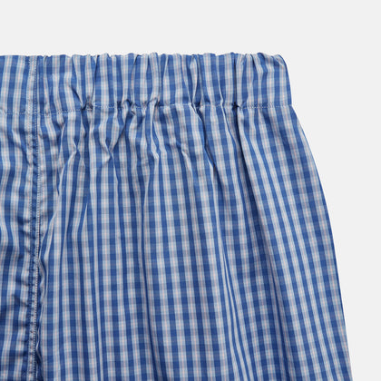 Navy Check Cotton Hastings Pyjama Trousers Image 1