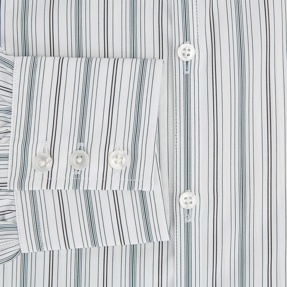 Forest Green Multi Stripe Westminster Shirt