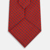 View 3 of product Red and Blue Square-Patterned Silk Tie