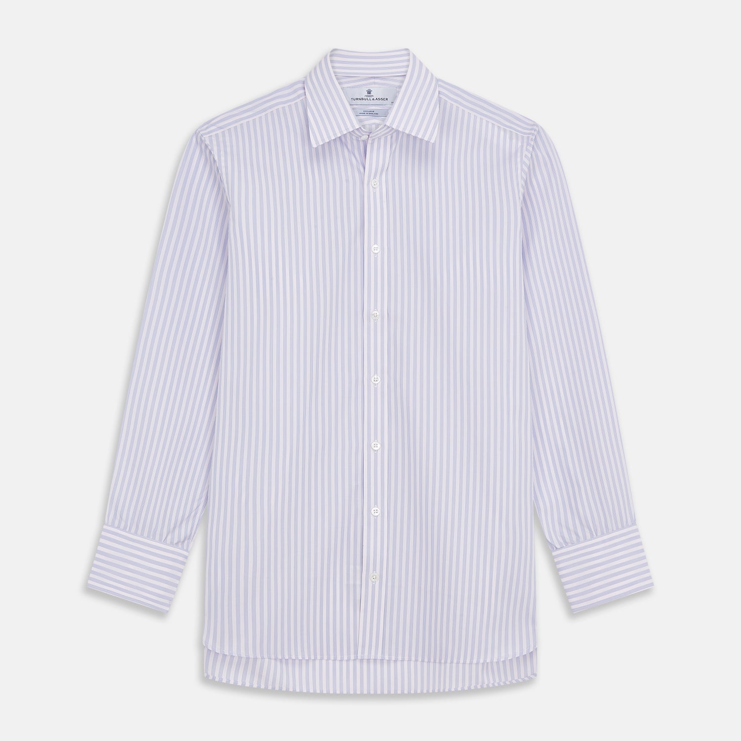 View 1 of product Lilac Stripe Cotton Regular Fit Mayfair Shirt