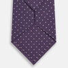 View 3 of product Lavender and Purple Micro Dot Silk Tie