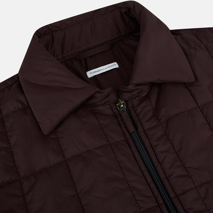 Battersea Burgundy Quilted Jacket