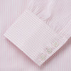 View 3 of product White and Pink Wide Stripe Mayfair Shirt