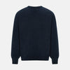 View 3 of product Midnight Blue Cashmere Round Neck Jumper