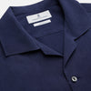View 4 of product Navy Silk Holiday Fit Phillips Shirt
