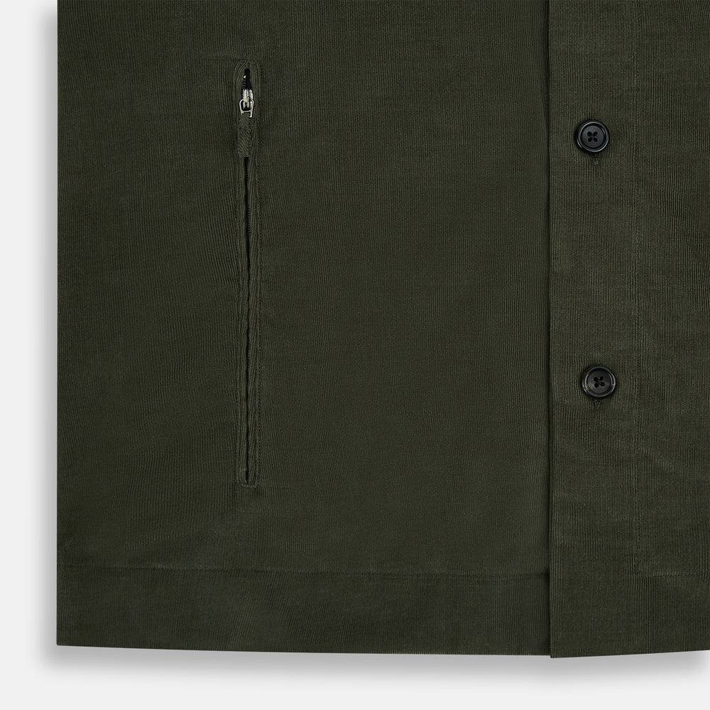 Olive Corduroy Hampstead Overshirt