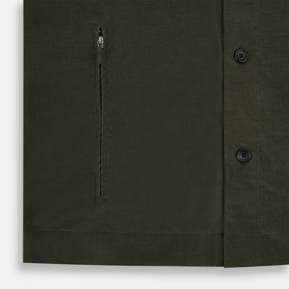 Olive Corduroy Hampstead Overshirt Image 5