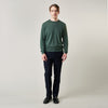 View 1 of product Bottle Green Merino Kingston Crew Neck Jumper