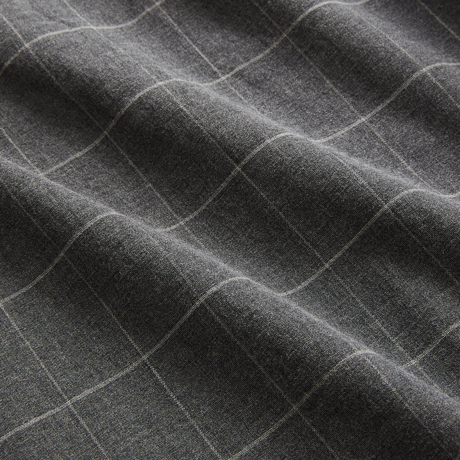 View 6 of product Charcoal Melange Check Hampstead overshirt