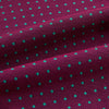 View 4 of product Green Micro Dot and Magenta Silk Cravat