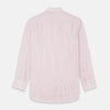 View 6 of product Burgundy Stripe West Indian Sea Island Cotton Regular Fit Mayfair Shirt