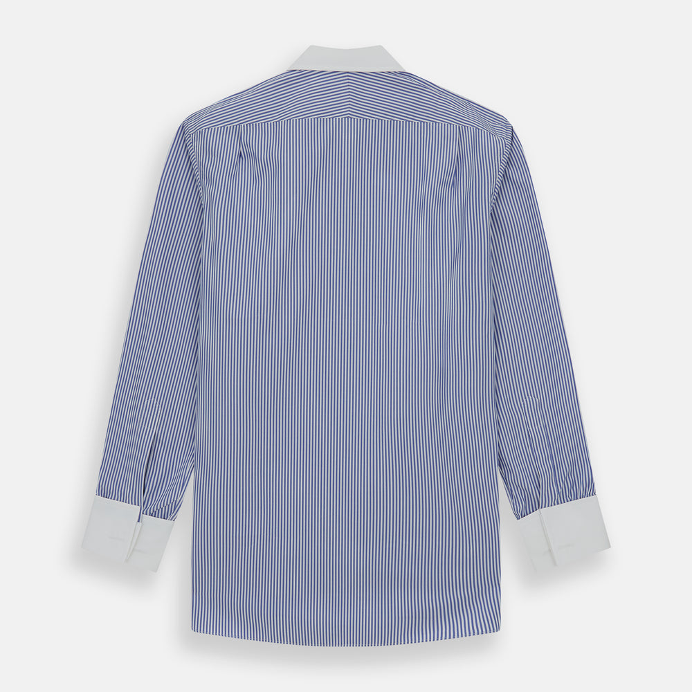 The Gekko Shirt with White Classic T&amp;A Collar and Double Cuffs