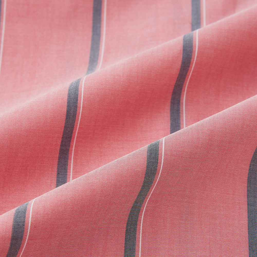 Coral Pink Track Stripe Westminster Shirt