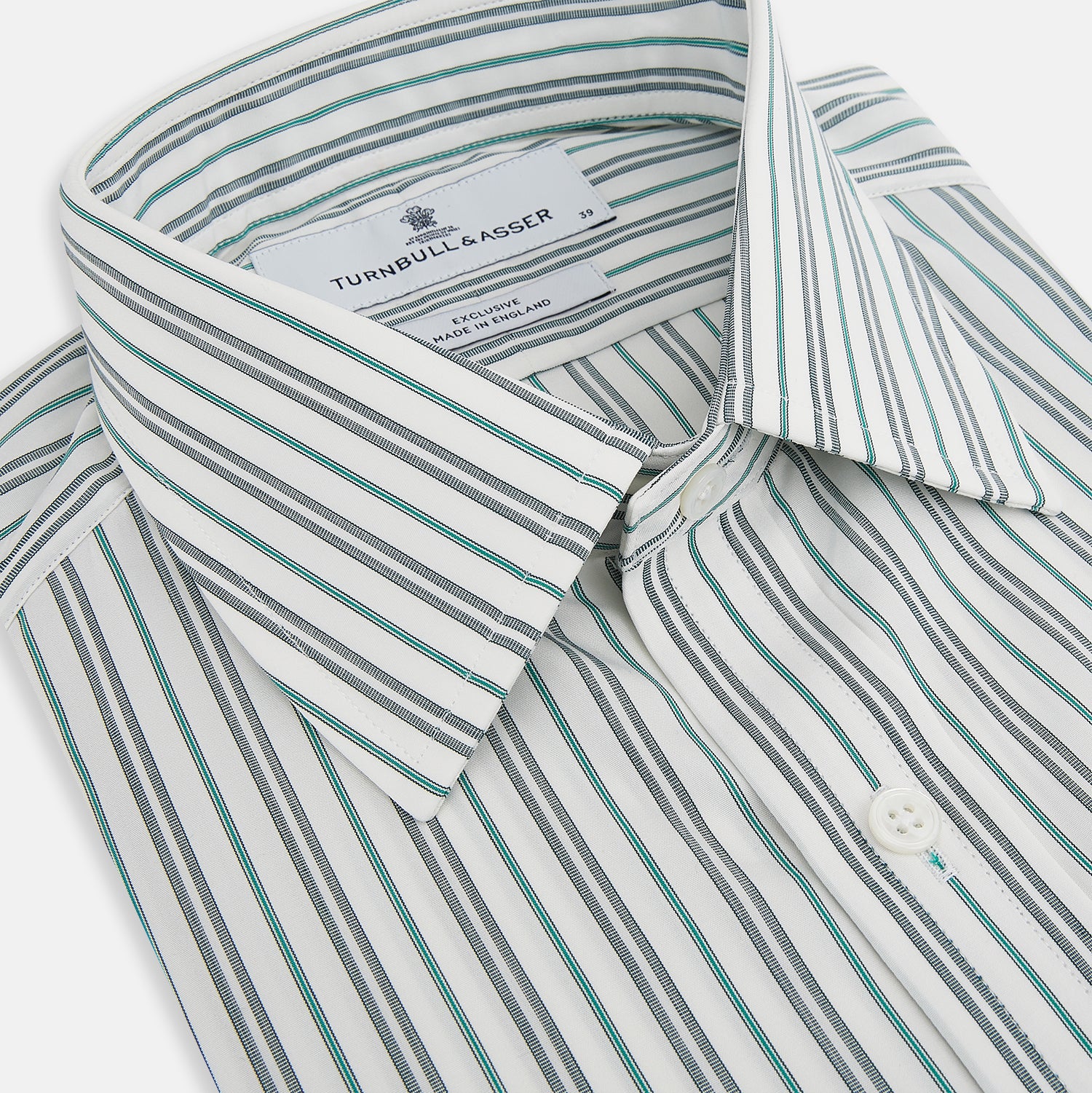 View 2 of product Forest Green Multi Stripe Mayfair Shirt