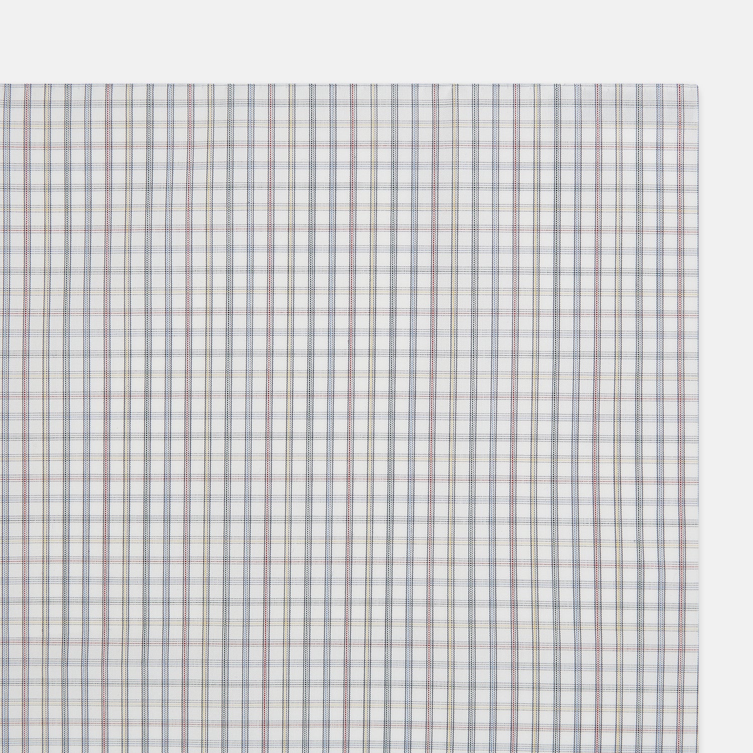 View 2 of product Sky Blue Multi Graph Check Hand-Rolled Handkerchief