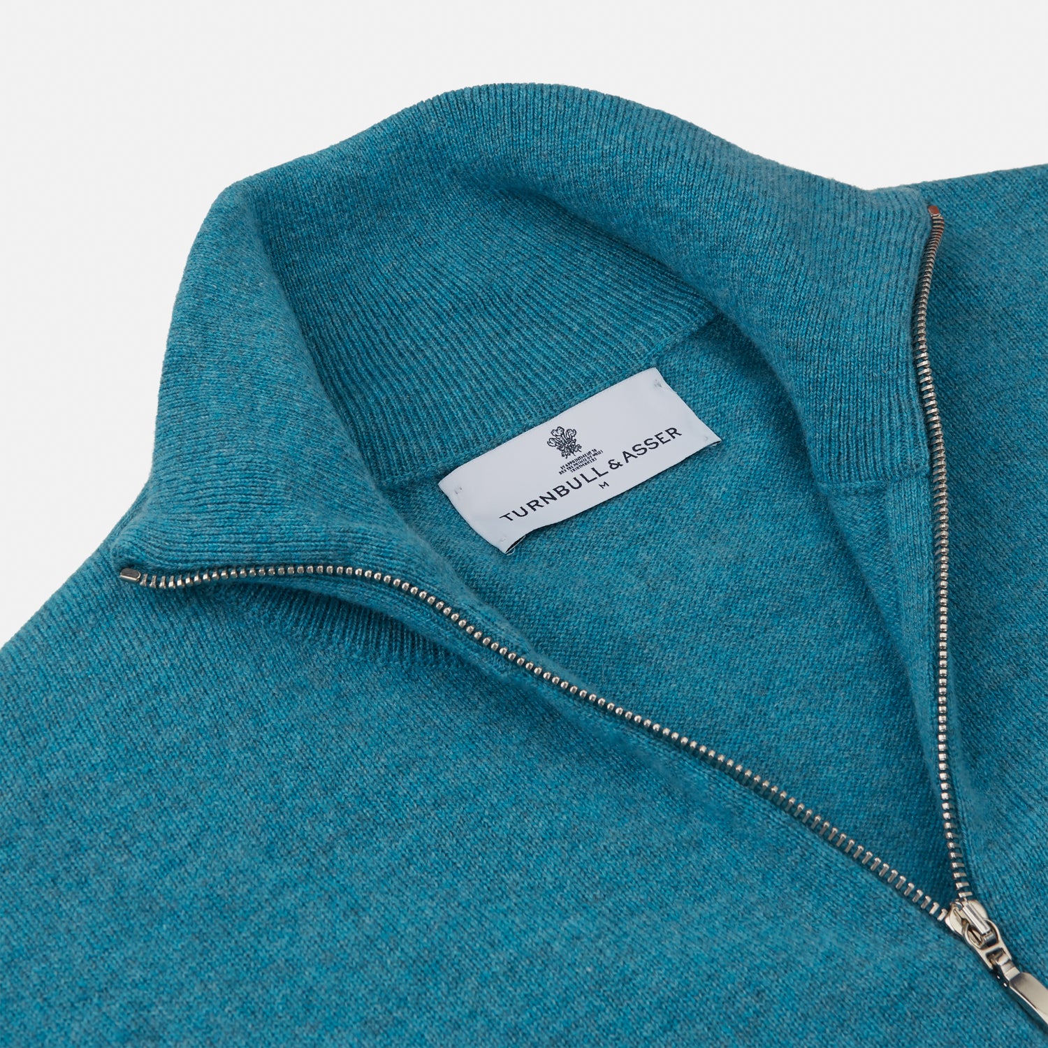 View 2 of product Teal Lennox Half-Zip Jumper